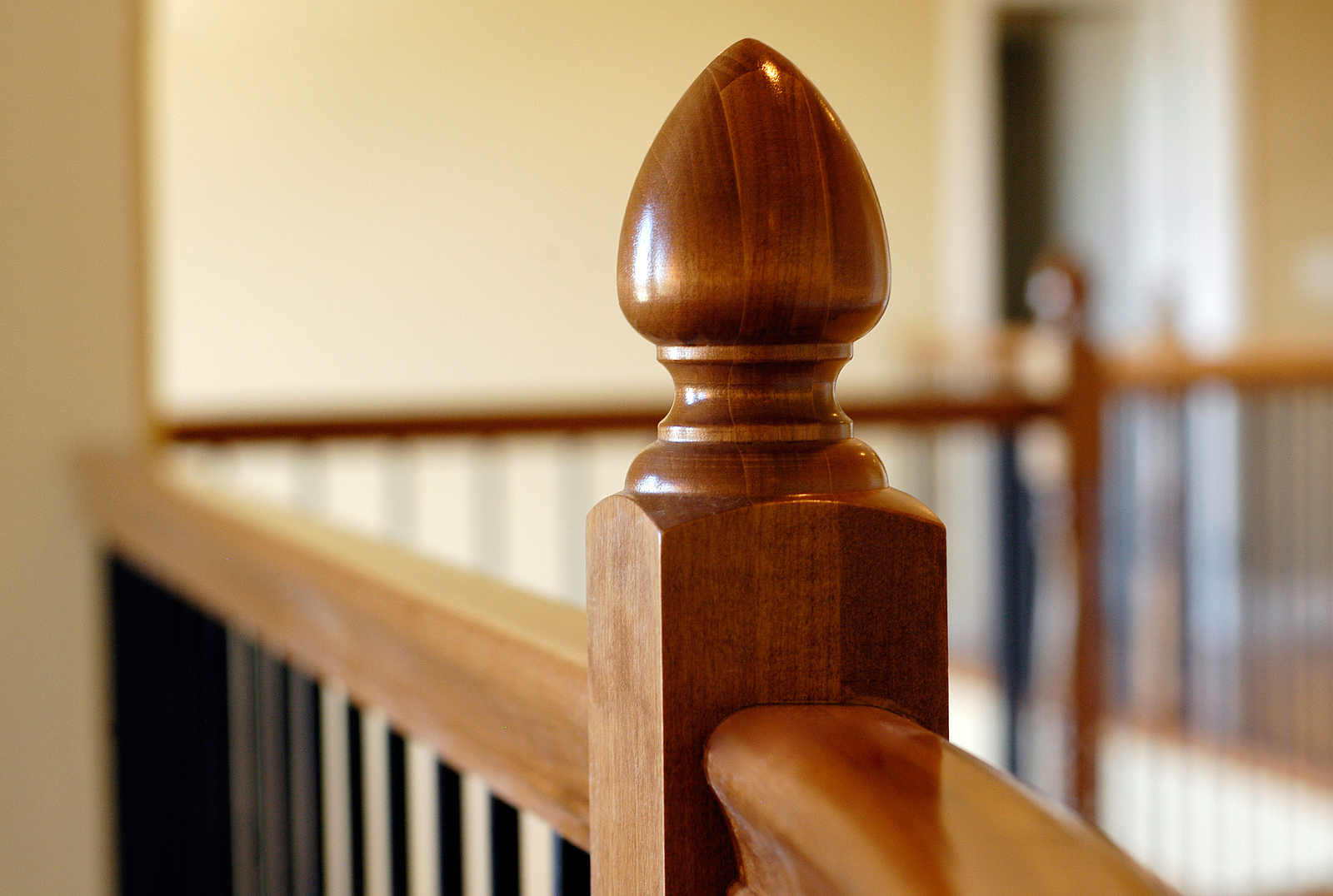 Wood Stair Rail Detail