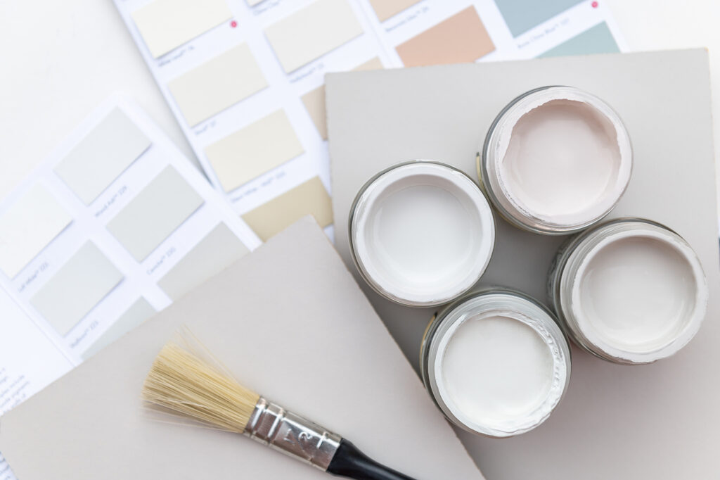 Traditional shade paint swatches