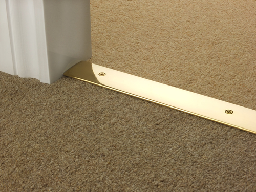 brass threshold carpet to carpet
