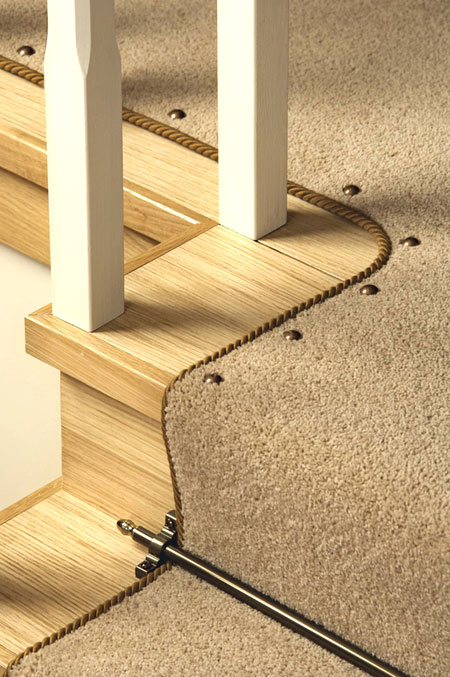 press studs on carpet stair runner